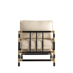 Vintage Bamboo Cube Chair