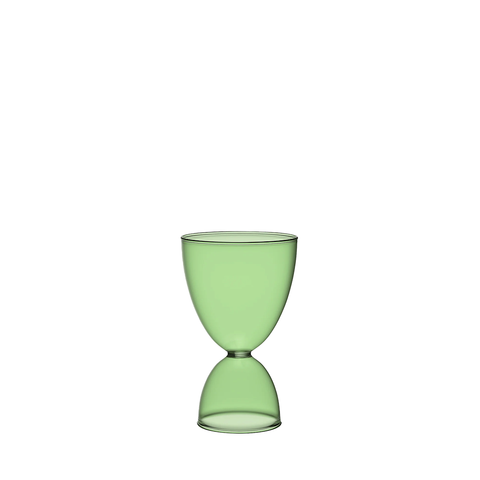 Martini glass (green) front view