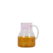 pink and amber low jug