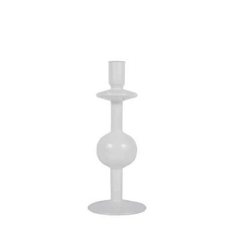 White bulb candlestick