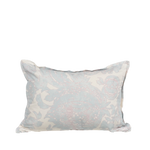 Antique Floral Periwinkle Lumbar Pillow