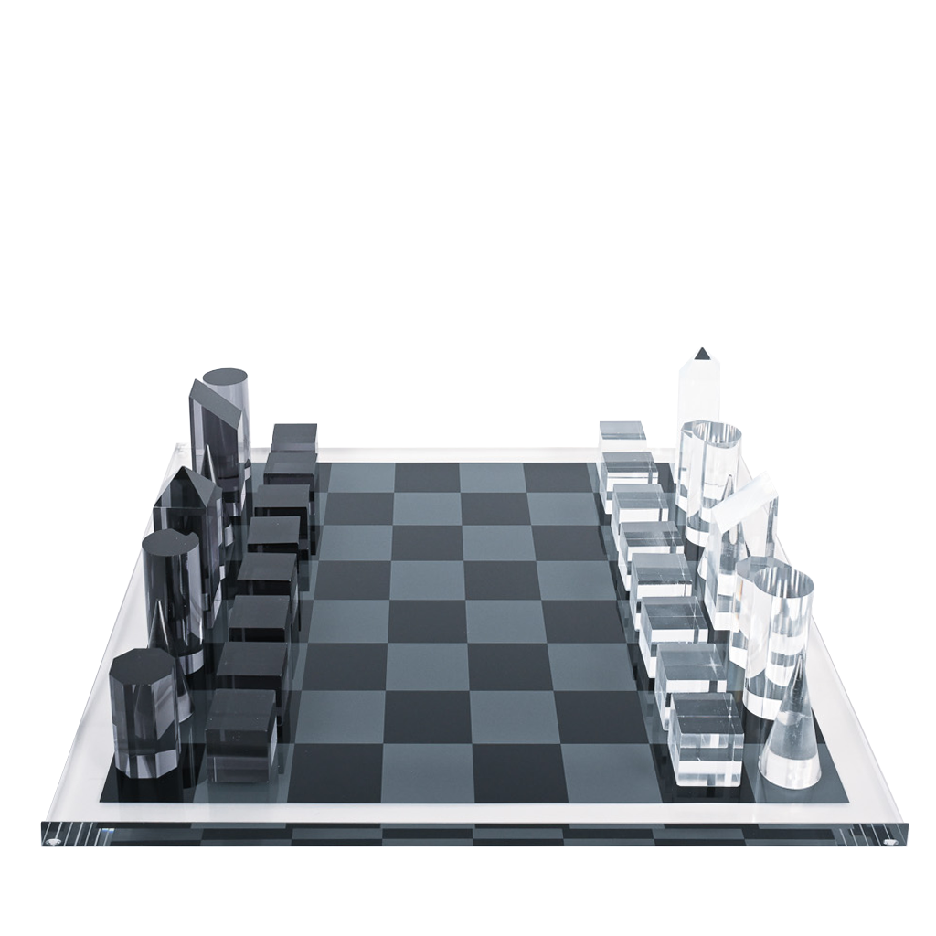 Classy Kids Board Games / Chess Board Set , Black and White