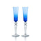 Baccarat Mille Nuits - Flutissimo, Blue , Set of Two