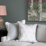 Lifestyle image of Ocean Mist and Raising Cane pillow