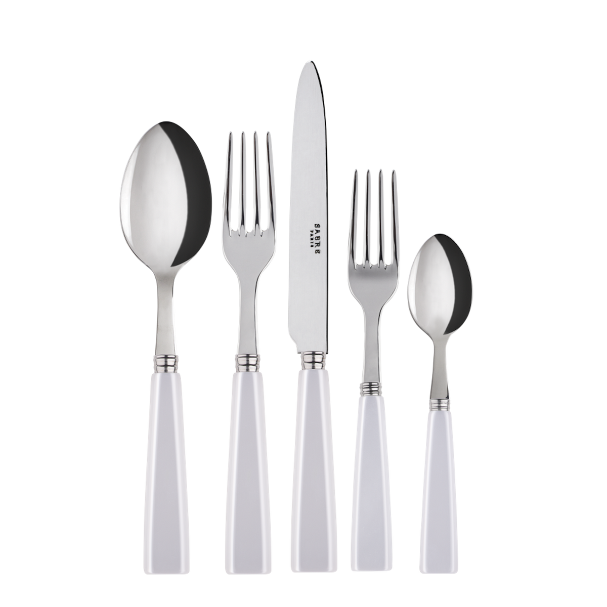 Sabre Paris Icone Flatware, White
