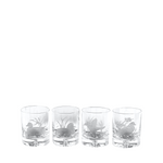 Julie Wear American Ducks Rocks Glasses, Set of 4