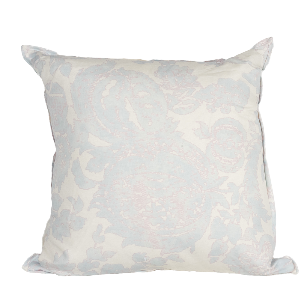 Antique Floral Periwinkle Pillow