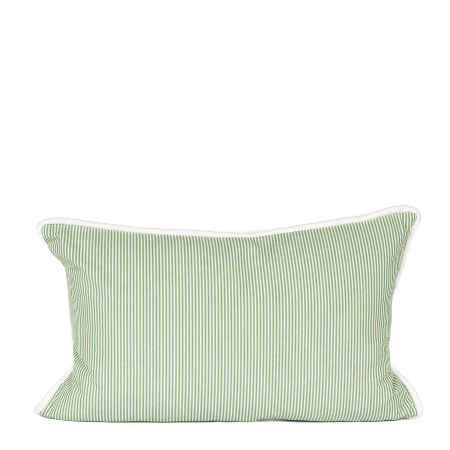 Mint Stripe Lumbar Pillow – Blue Print1