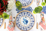 Blue Gojun Small Plate styled on tabletop setting