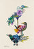 Brenda Bogarts Bird Totem 4 Art Print