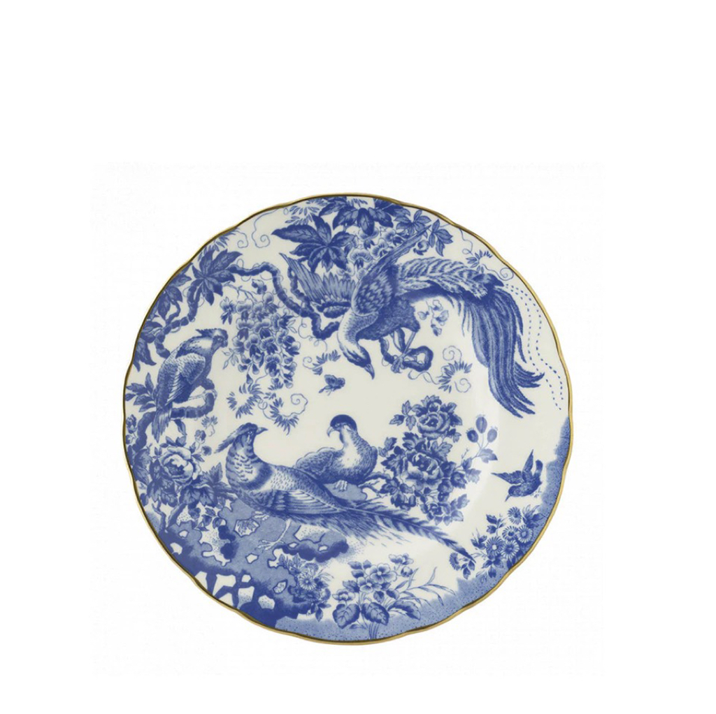 Royal Crown Derby Blue Aves Salad Plate