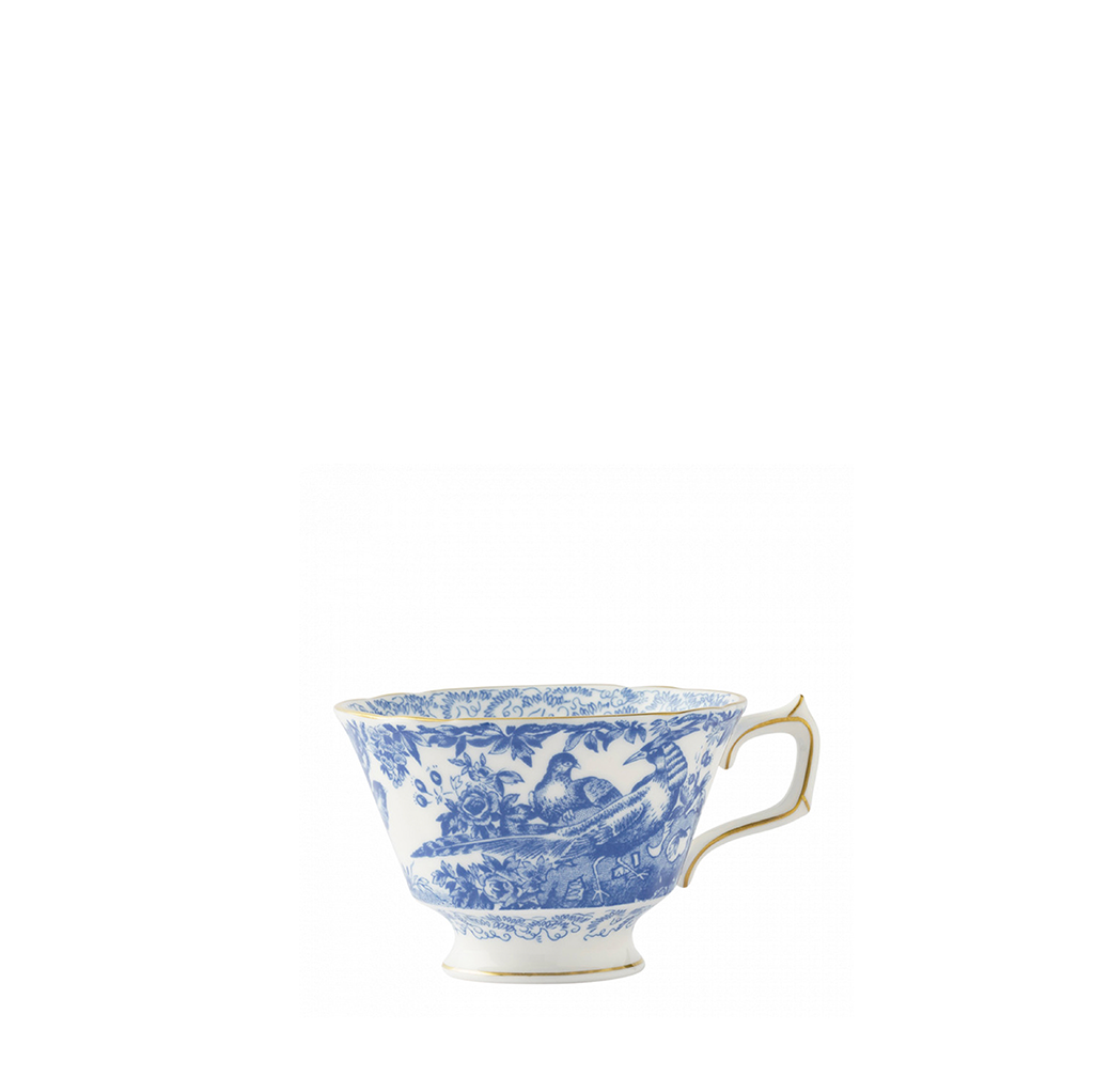 Blue Aves Tea Cup and Saucer – Blue Print