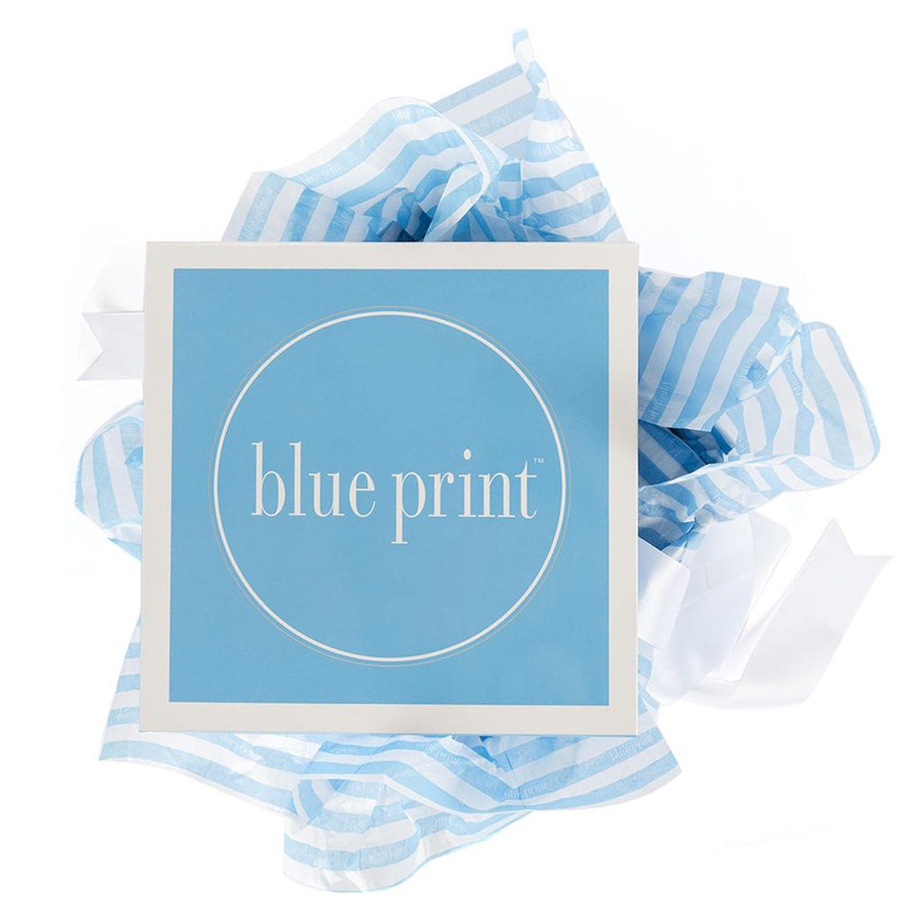 Blue Print Gift Wrap