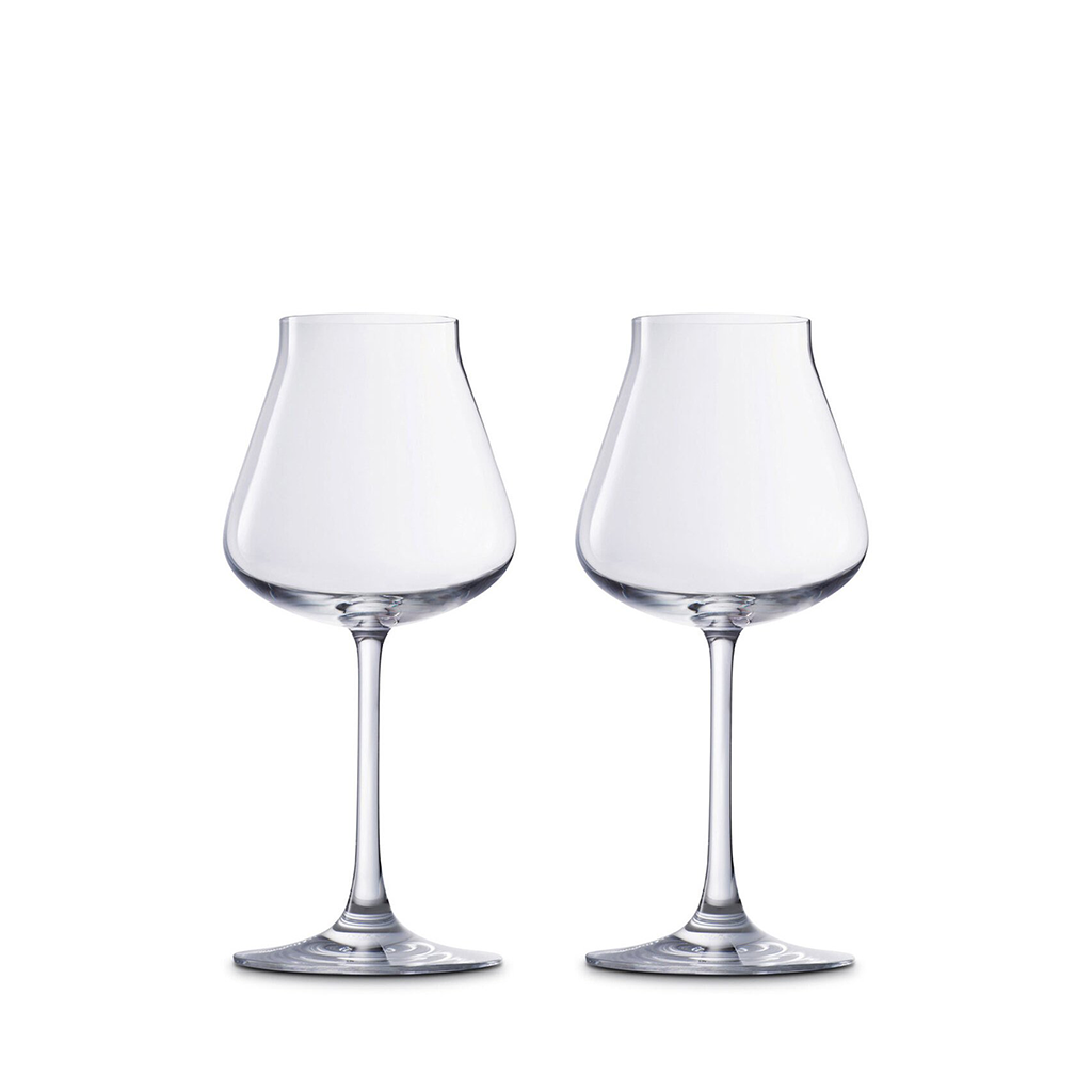 Set of offers 2 Baccarat glasses.