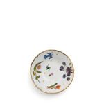 Floral White Fruit Bowl