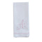 Embroidered Hand Towel with Pink Monogram A