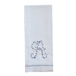 Hand Towel with embroidered gray R