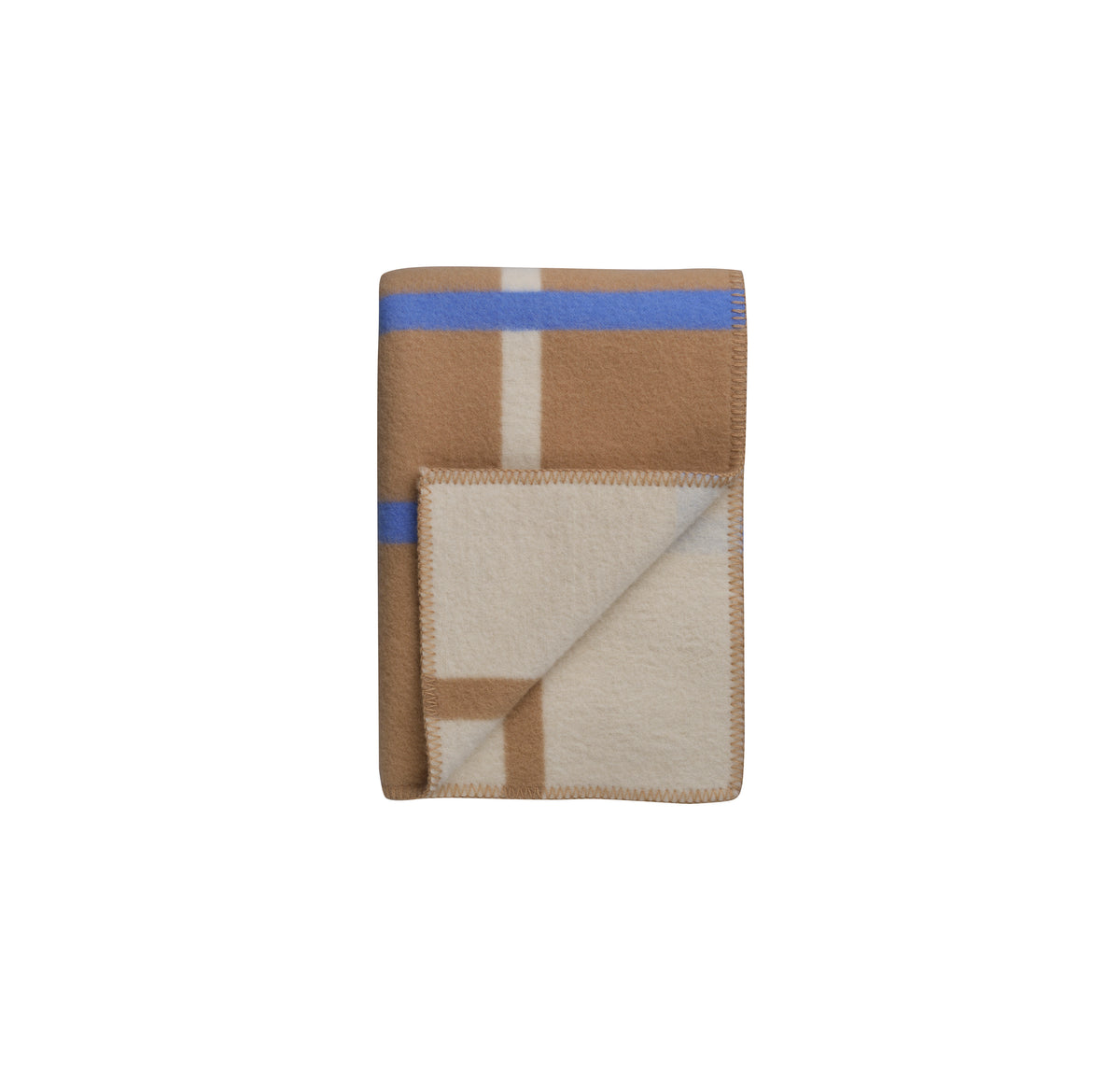 Taupe Colorblock Blanket