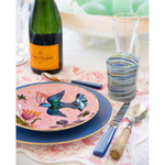 Little Sparrow Dessert Plate styled on table