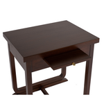 Perry Side Table top view with tray pulled out
