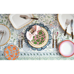 Juliska Classic Bamboo Natural Rectangular Platter on table setting