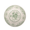 image of ivory plate with floral sage pattern