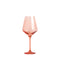 Estelle Colored Wine Glasses - Set of 6, Coral