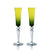 Baccarat Mille Nuits Flutissimo, Green, Set of Two