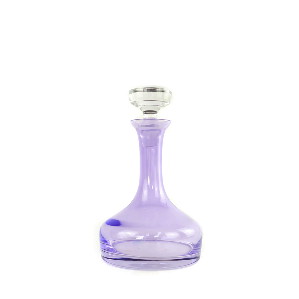 Estelle Colored Glass Decanter in Purple