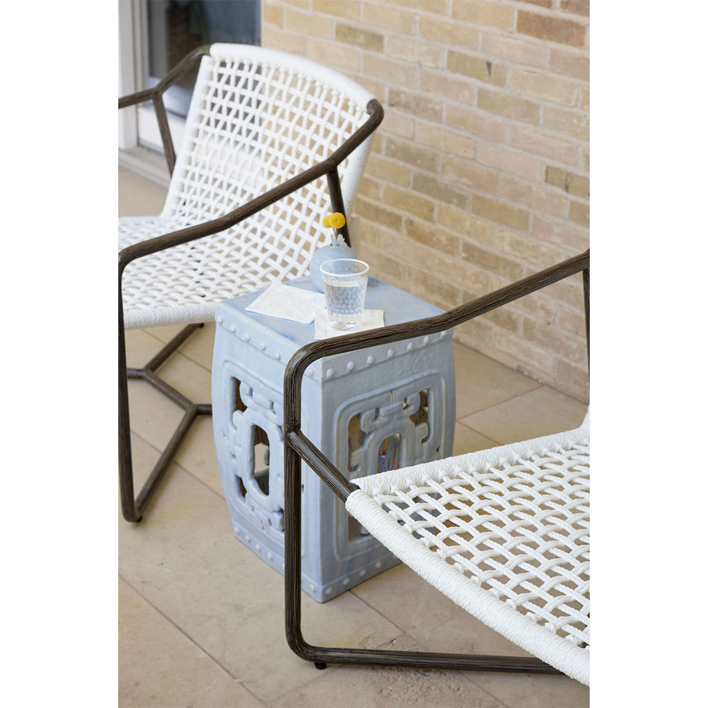 Metal bouncy patio online chairs