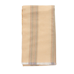 yellow striped throw