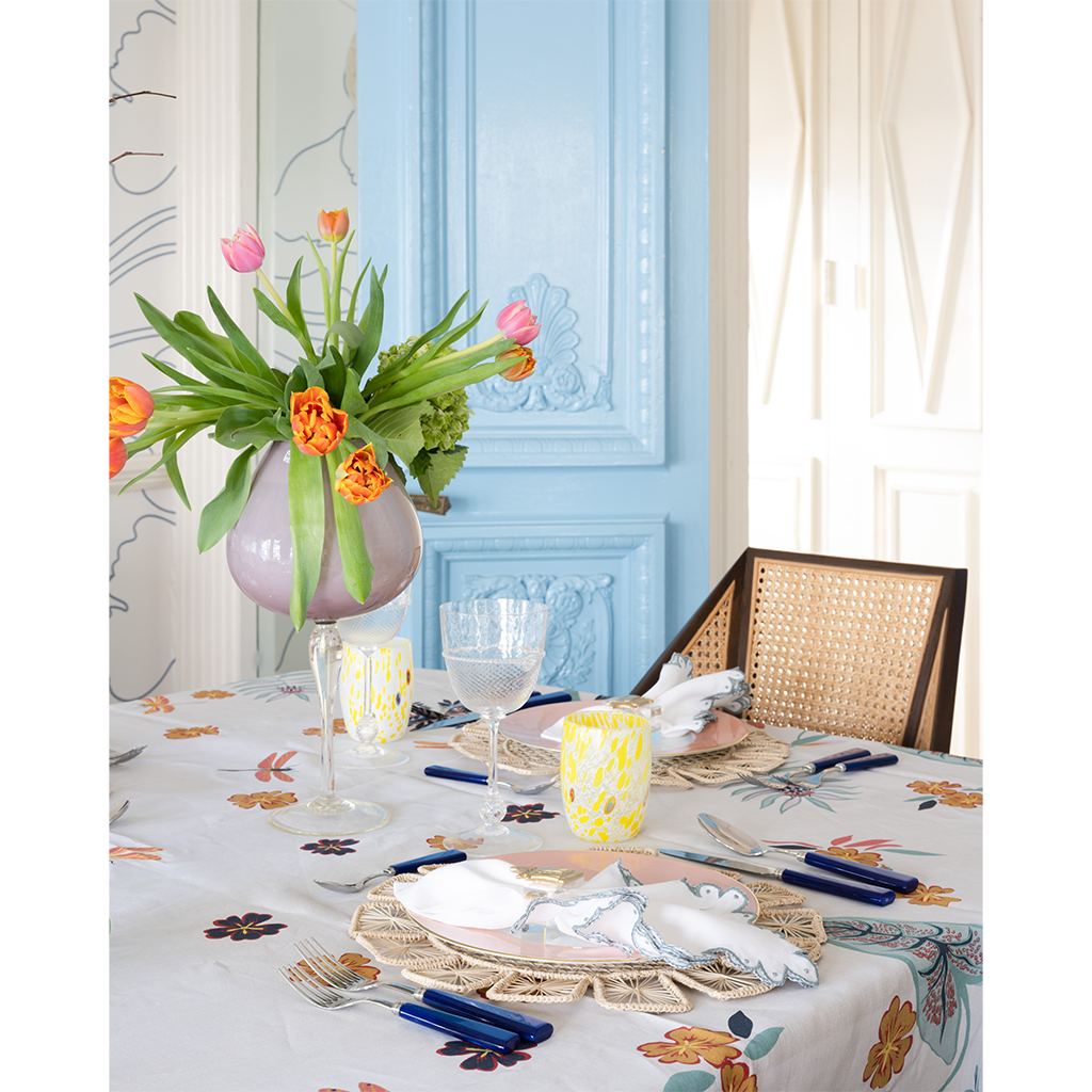 canary tumbler on table