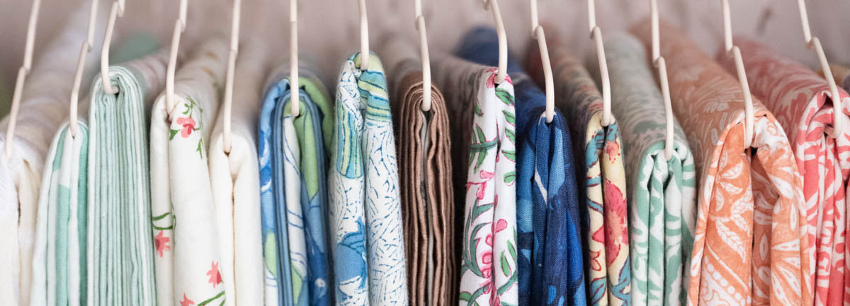 Linens Blue Print