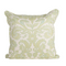green floral pillow