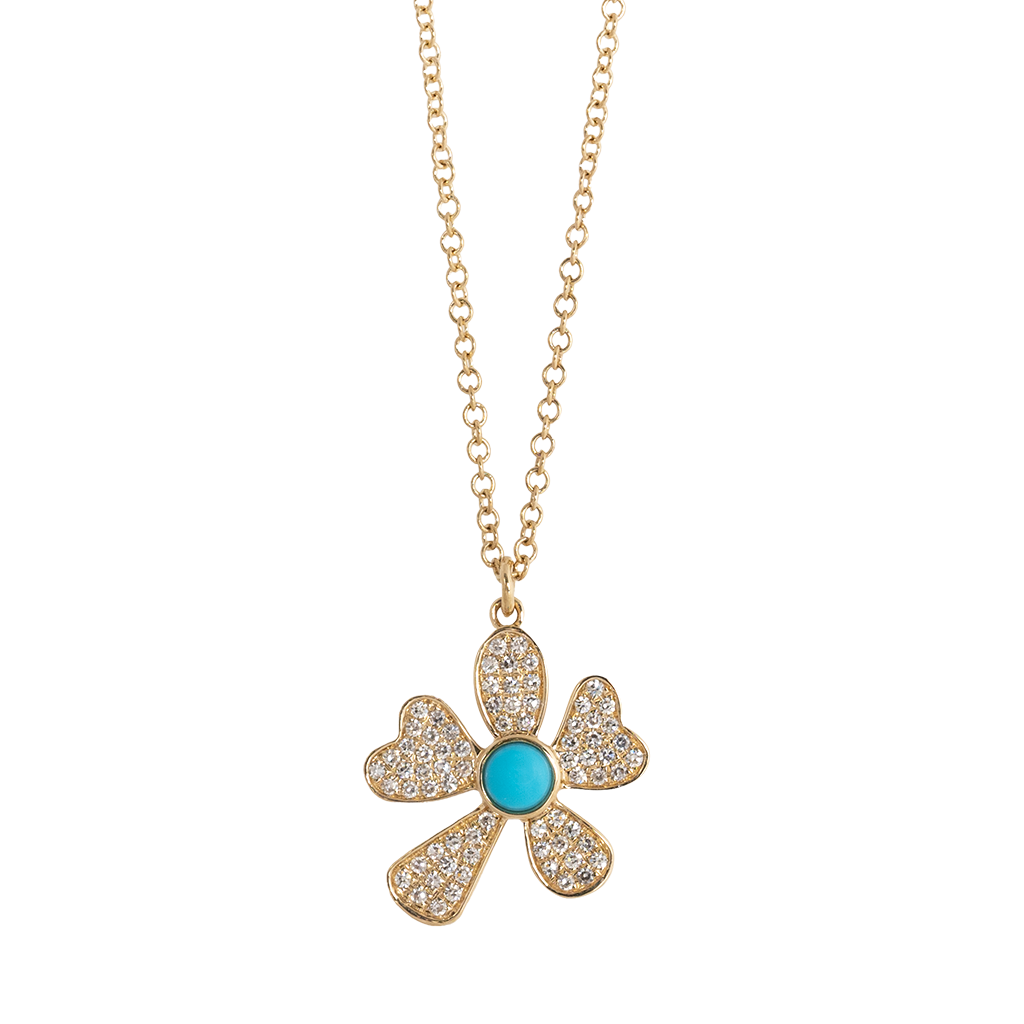 Diamond Flora Necklace