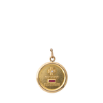 Vintage Ruby and Diamond Qu'hier Que Demain Charm
