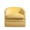 yellow swivel chair