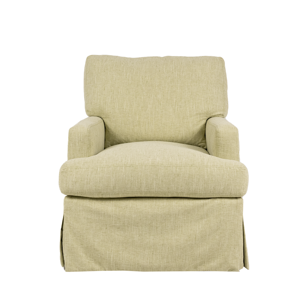 light green armchair