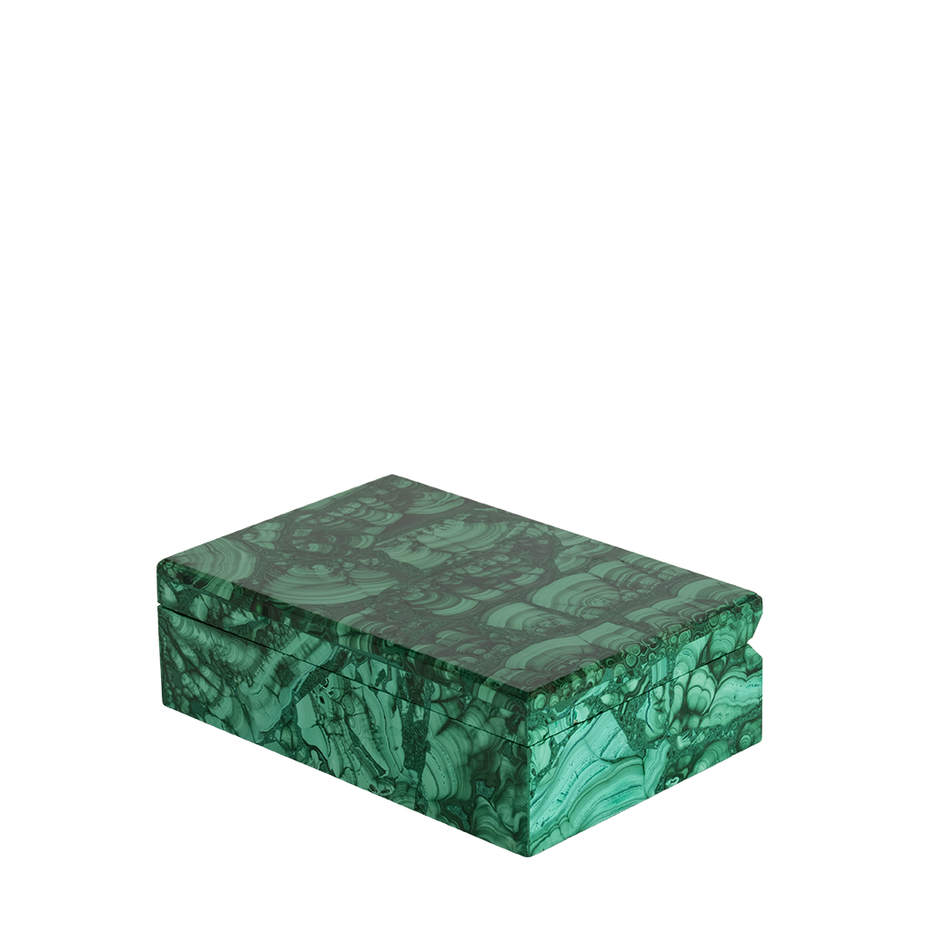 malachite cigarette box Bonhams : An early 20th century cream onyx and banded the yellow metal hinge stamped HG&S Art Deco Malachite Glass Ashtray