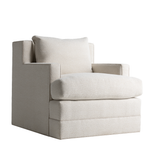 Greenville Swivel Chair, Eggshell