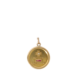 Vintage Ruby and Diamond Qu'hier Que Demain Charm