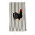 rooster dishtowel