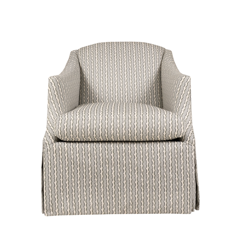 gray patterned chair