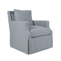 blue swivel chair