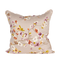 pale pink floral pillow
