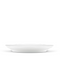 white oval platter side angle 