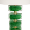 green glass tiered lamp