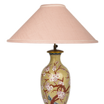 Cloisonne Lamp with Custom Pink Shade