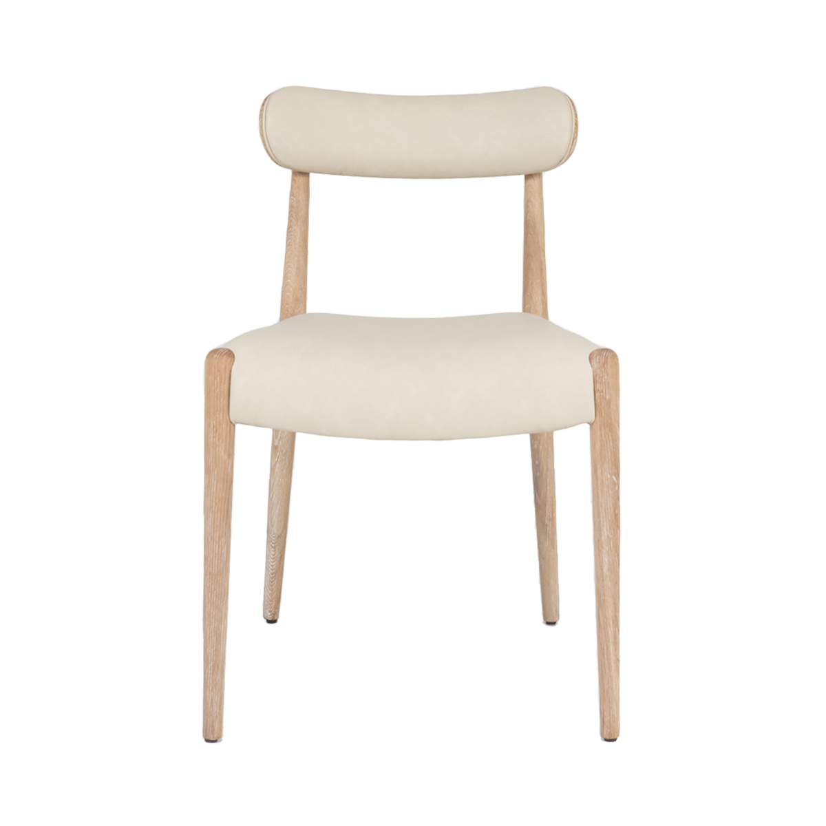 Adele dining chair with wood details