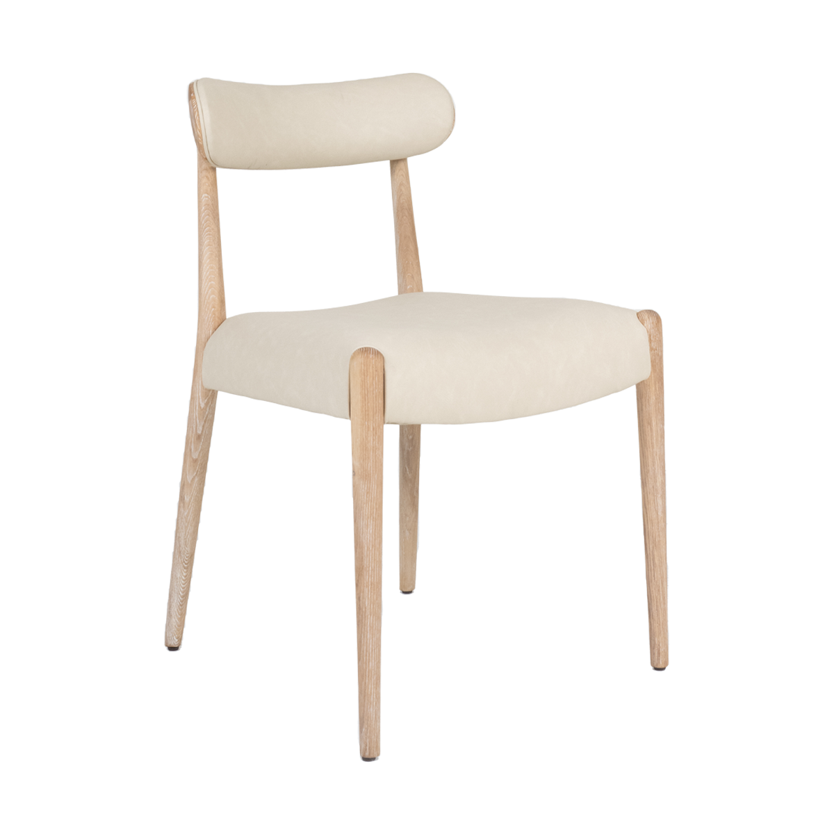 Adele dining chair with wood details